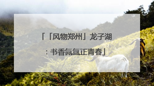 「风物郑州」龙子湖：书香氤氲正青春