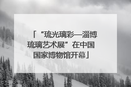 “琉光璃彩—淄博琉璃艺术展”在中国国家博物馆开幕