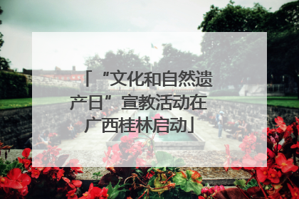 “文化和自然遗产日”宣教活动在广西桂林启动