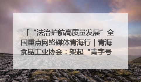“法治护航高质量发展”全国重点网络媒体青海行｜青海食品工业协会：架起“青字号”美食的产业化桥梁