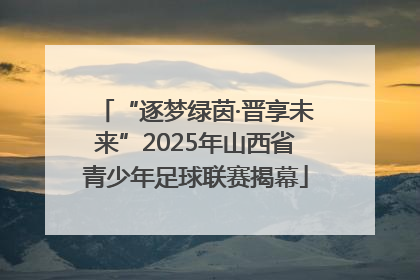 “逐梦绿茵·晋享未来”2025年山西省青少年足球联赛揭幕