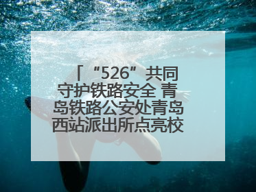 “526”共同守护铁路安全 青岛铁路公安处青岛西站派出所点亮校园爱路之光
