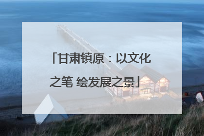 甘肃镇原：以文化之笔 绘发展之景