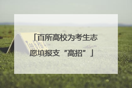 百所高校为考生志愿填报支“高招”
