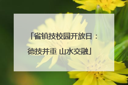 省镇技校园开放日：德技并重 山水交融