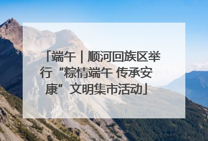 端午｜顺河回族区举行“粽情端午 传承安康”文明集市活动