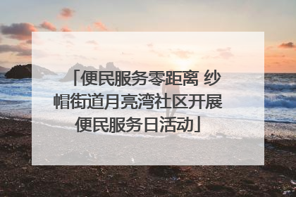 便民服务零距离 纱帽街道月亮湾社区开展便民服务日活动