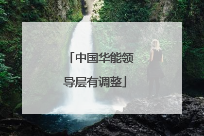中国华能领导层有调整