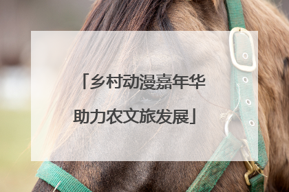 乡村动漫嘉年华助力农文旅发展