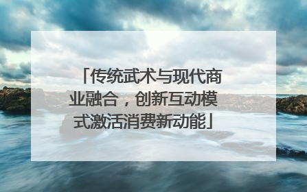 传统武术与现代商业融合，创新互动模式激活消费新动能