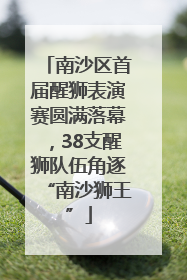 南沙区首届醒狮表演赛圆满落幕，38支醒狮队伍角逐“南沙狮王”