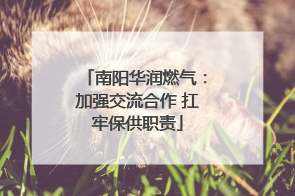 南阳华润燃气：加强交流合作 扛牢保供职责