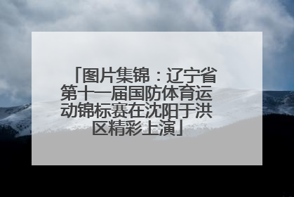 图片集锦：辽宁省第十一届国防体育运动锦标赛在沈阳于洪区精彩上演