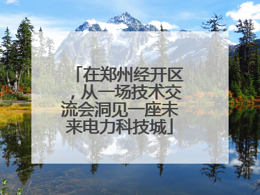 在郑州经开区，从一场技术交流会洞见一座未来电力科技城