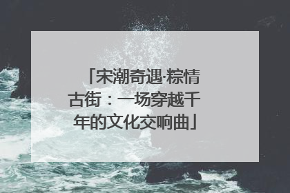宋潮奇遇·粽情古街：一场穿越千年的文化交响曲