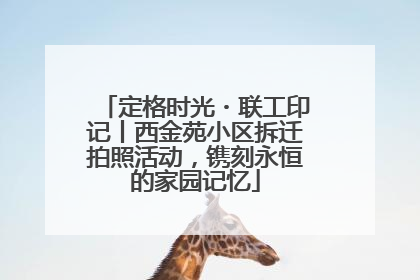 定格时光・联工印记丨西金苑小区拆迁拍照活动，镌刻永恒的家园记忆