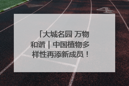 大城名园 万物和谐｜中国植物多样性再添新成员！它只在西藏墨脱