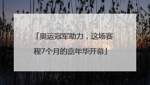奥运冠军助力，这场赛程7个月的嘉年华开幕