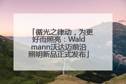 循光之律动，为更好而照亮：Waldmann沃达迈前沿照明新品正式发布