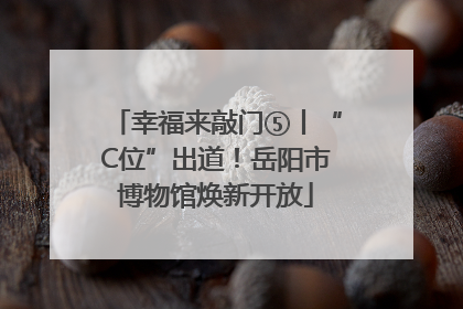 幸福来敲门⑤丨“C位”出道！岳阳市博物馆焕新开放
