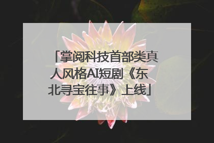 掌阅科技首部类真人风格AI短剧《东北寻宝往事》上线