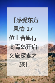 感受东方风情 17位上合旅行商青岛开启文旅探索之旅