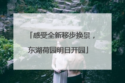 感受全新移步换景，东湖荷园明日开园