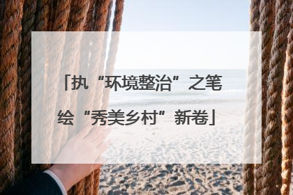 执“环境整治”之笔 绘“秀美乡村”新卷