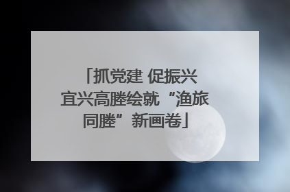 抓党建 促振兴 宜兴高塍绘就“渔旅同塍”新画卷