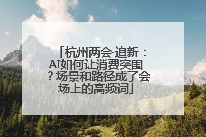杭州两会·追新：AI如何让消费突围？场景和路径成了会场上的高频词