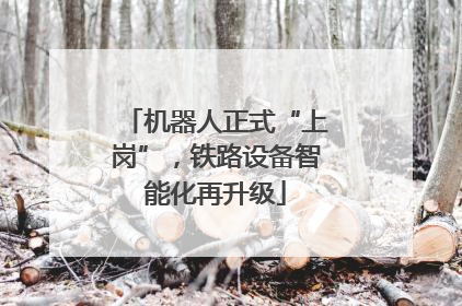 机器人正式“上岗”，铁路设备智能化再升级