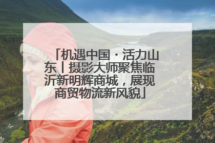 机遇中国・活力山东丨摄影大师聚焦临沂新明辉商城，展现商贸物流新风貌