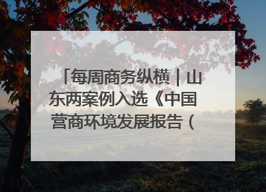 每周商务纵横｜山东两案例入选《中国营商环境发展报告（2025）》；山东外贸优品购物季进机关活动在济南举办