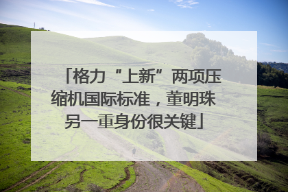 格力“上新”两项压缩机国际标准，董明珠另一重身份很关键