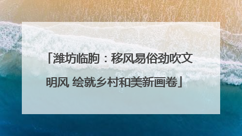 潍坊临朐：移风易俗劲吹文明风 绘就乡村和美新画卷