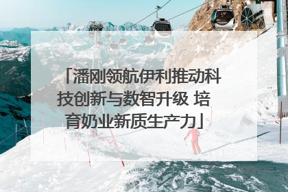 潘刚领航伊利推动科技创新与数智升级 培育奶业新质生产力