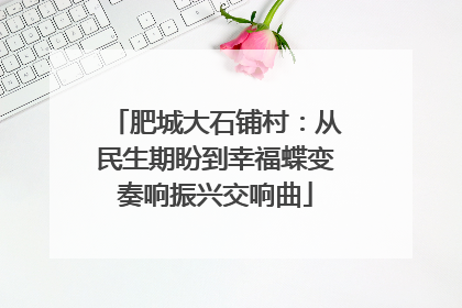 肥城大石铺村：从民生期盼到幸福蝶变奏响振兴交响曲