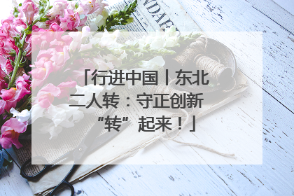 行进中国丨东北二人转：守正创新“转”起来！