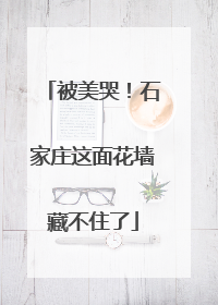 被美哭！石家庄这面花墙藏不住了