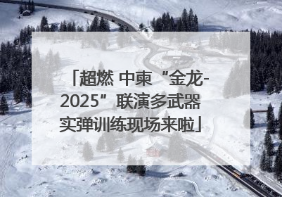 超燃 中柬“金龙-2025”联演多武器实弹训练现场来啦