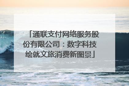 通联支付网络服务股份有限公司：数字科技绘就文旅消费新图景