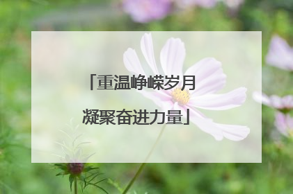 重温峥嵘岁月 凝聚奋进力量