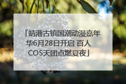 靖港古镇国潮动漫嘉年华6月28日开启 百人COS天团点燃夏夜