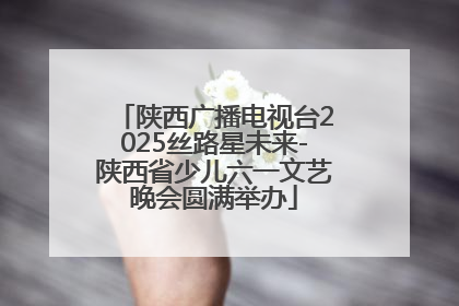 陕西广播电视台2025丝路星未来-陕西省少儿六一文艺晚会圆满举办