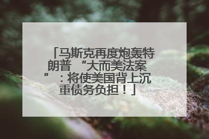 马斯克再度炮轰特朗普 “大而美法案”：将使美国背上沉重债务负担！