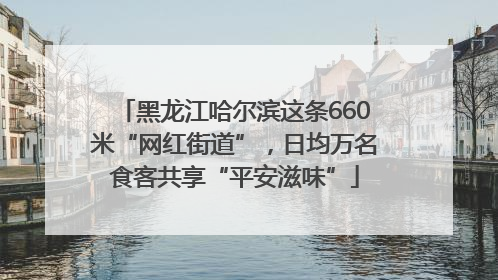 黑龙江哈尔滨这条660米“网红街道”，日均万名食客共享“平安滋味”