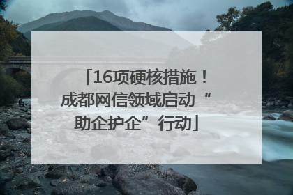 16项硬核措施！成都网信领域启动“助企护企”行动