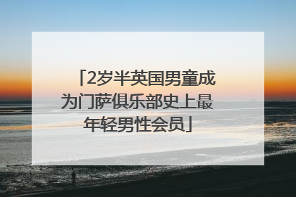 2岁半英国男童成为门萨俱乐部史上最年轻男性会员