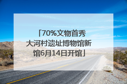 70%文物首秀 大河村遗址博物馆新馆6月14日开馆