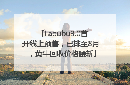 Labubu3.0首开线上预售，已排至8月，黄牛回收价格腰斩
